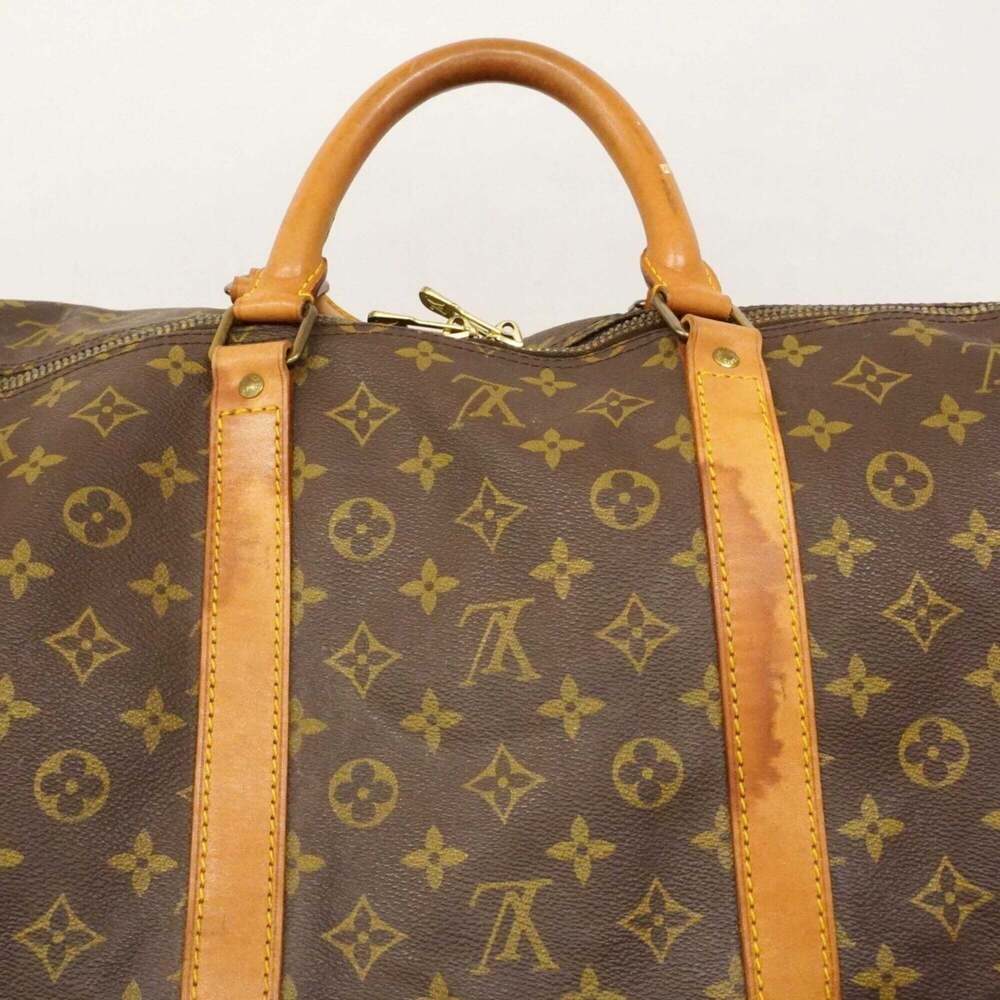 LOUIS VUITTON Brown Monogram Keepall 60 Boston Bag - Picture 6 of 12